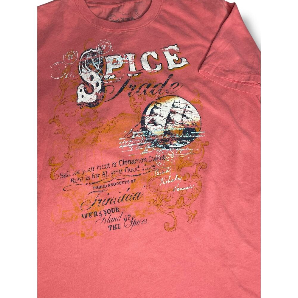 Margaritaville Jimmy Buffett Far Side of World Tour Shirt M Spice Parrot Head - Picture 5 of 11